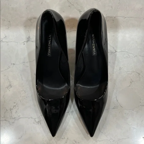 Black Patent Leather Stiletto Heels size 9/41 - Picture 4 of 8